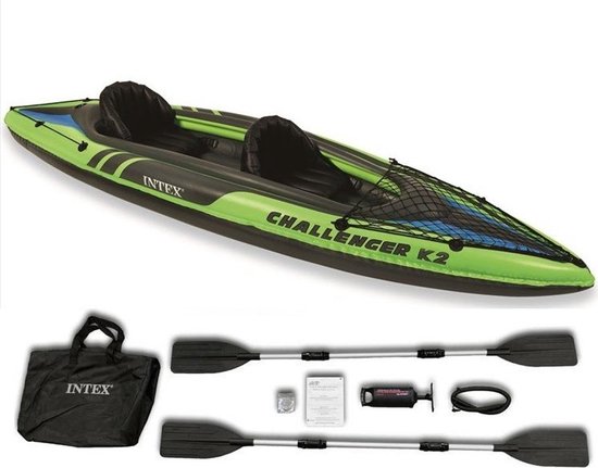 Intex Challenger K2 Kayak - Opblaasboot - 2-Persoons