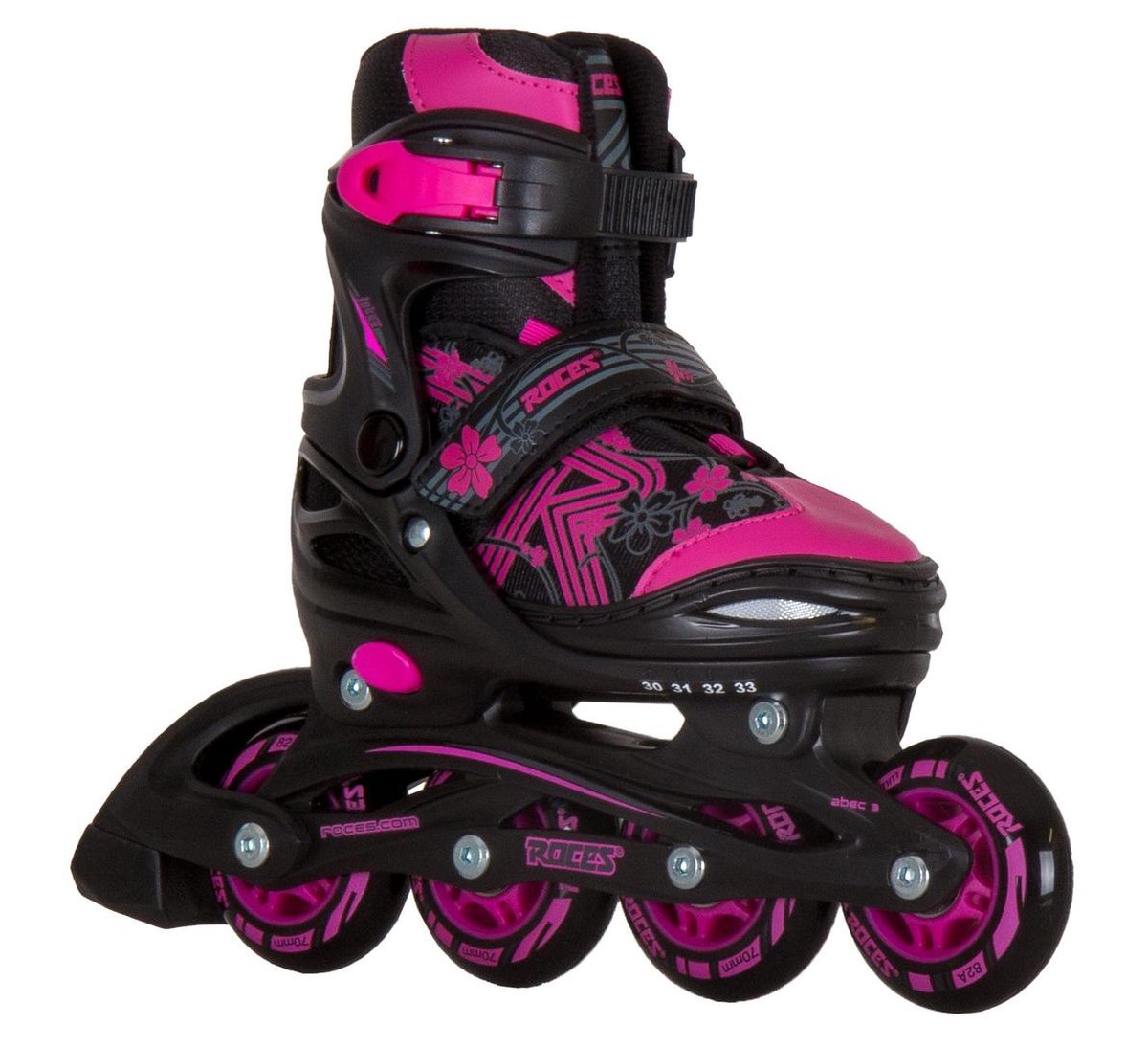 Roces Jokey 3.0 verstelbare inline skates - Maat 38-41 - pink 